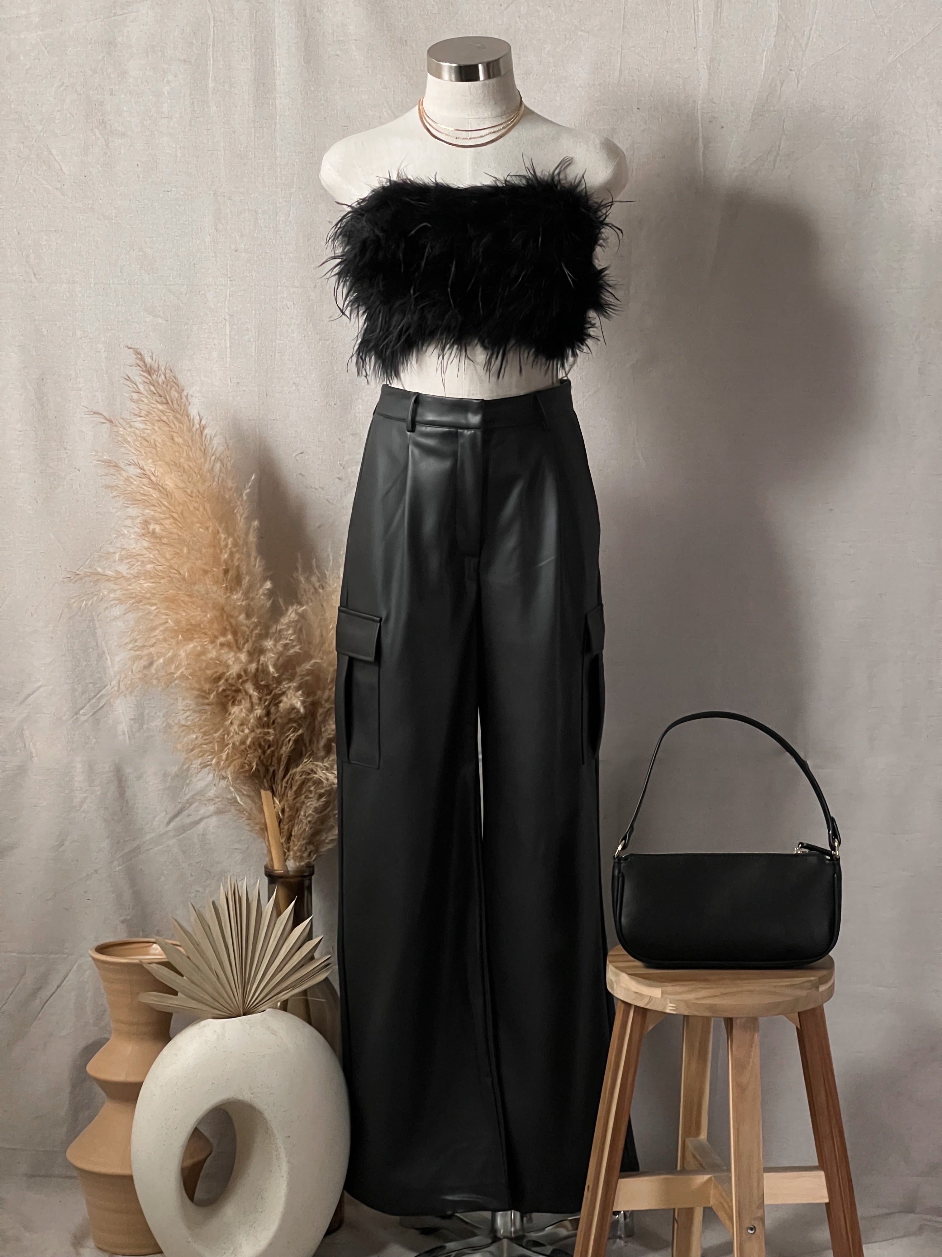 Kate Faux Leather Cargo